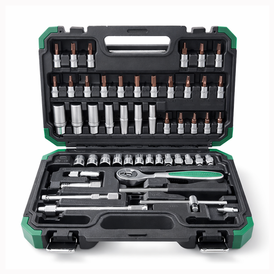 Precision Ratcheting Screwdriver & Socket Bit Set | 54 Pcs