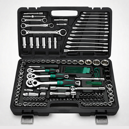 Precision Ratcheting Screwdriver & Socket Bit Set | 151 Pcs