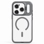 Magnetic Compatible Transparent Case with Kickstand for iPhone 17 Pro