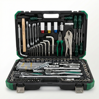 Precision Ratcheting Screwdriver & Socket Bit Set | 142 Pcs