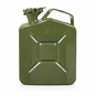 20L Military Green Metal Jerry Can – Heavy-Duty Fuel Storage for Cars, Generators, Jeeps & Off-Road Vehicles | Leak-Proof, Rust-Resistant, Alcohol-Safe Coating