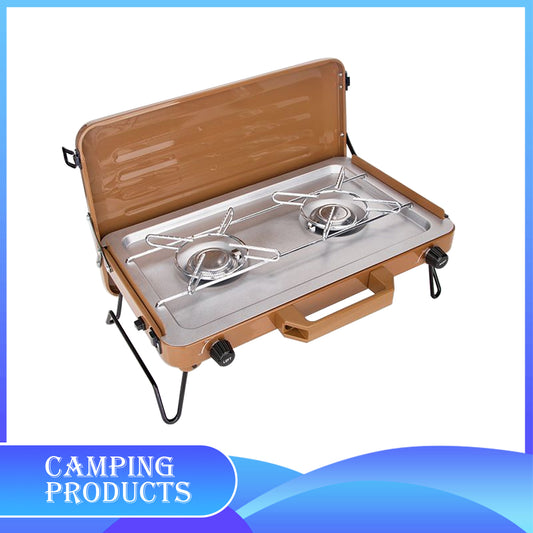 Portable 2-Burner Camping Stove