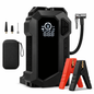 4-in-1 Portable Car Jump Starter with Digital Air Compressor, Power Bank & LED Flashlight