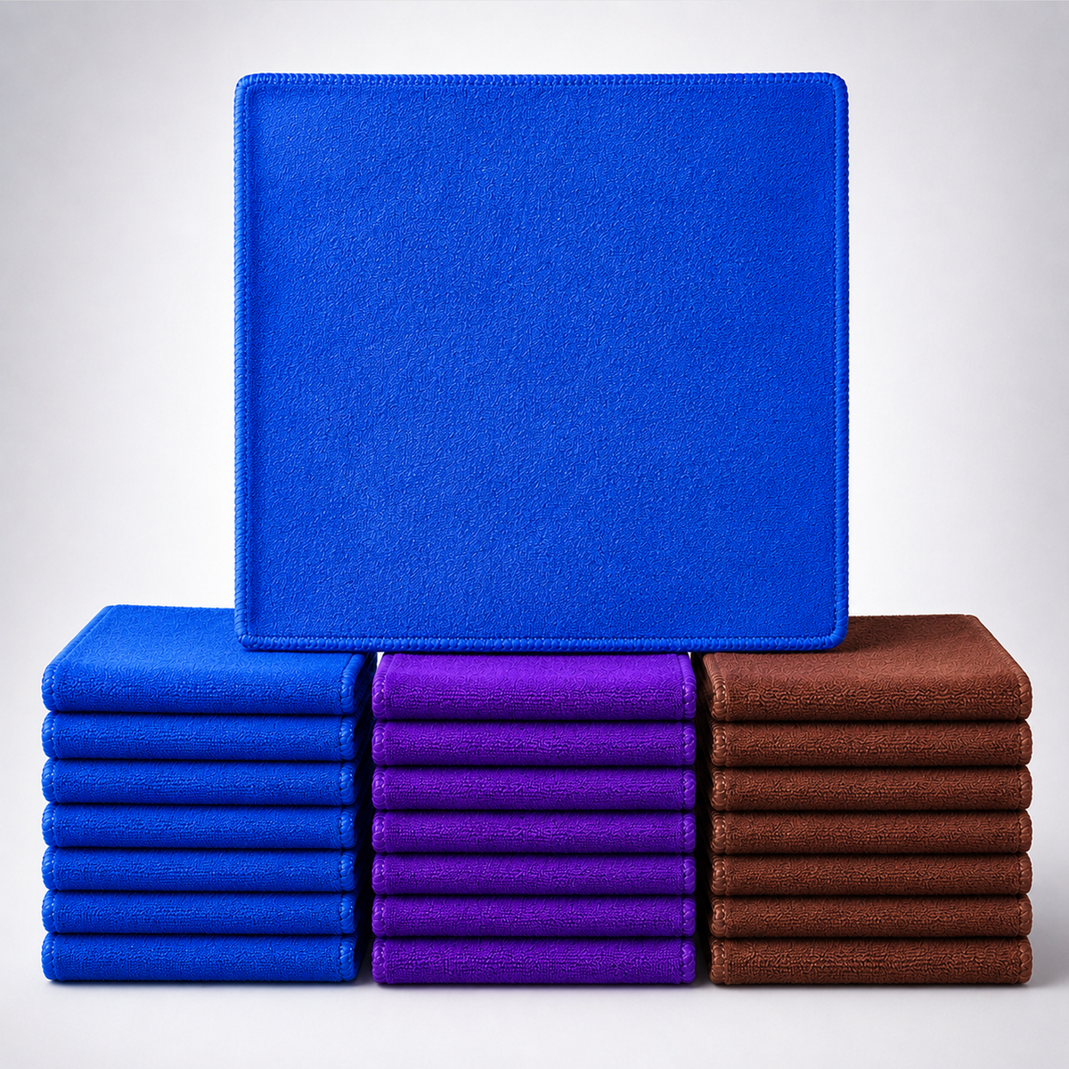 Microfiber Cleaning Cloth 12Pcs | 24Pcs | 36Pcs - 30*30cm, 350 GSM