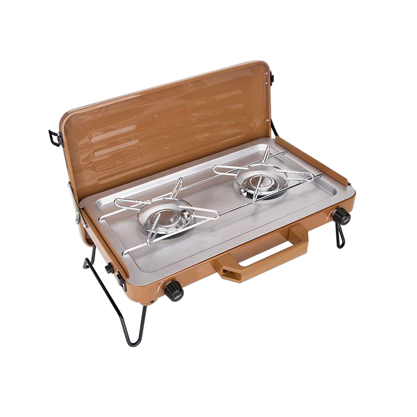 Portable 2-Burner Camping Stove