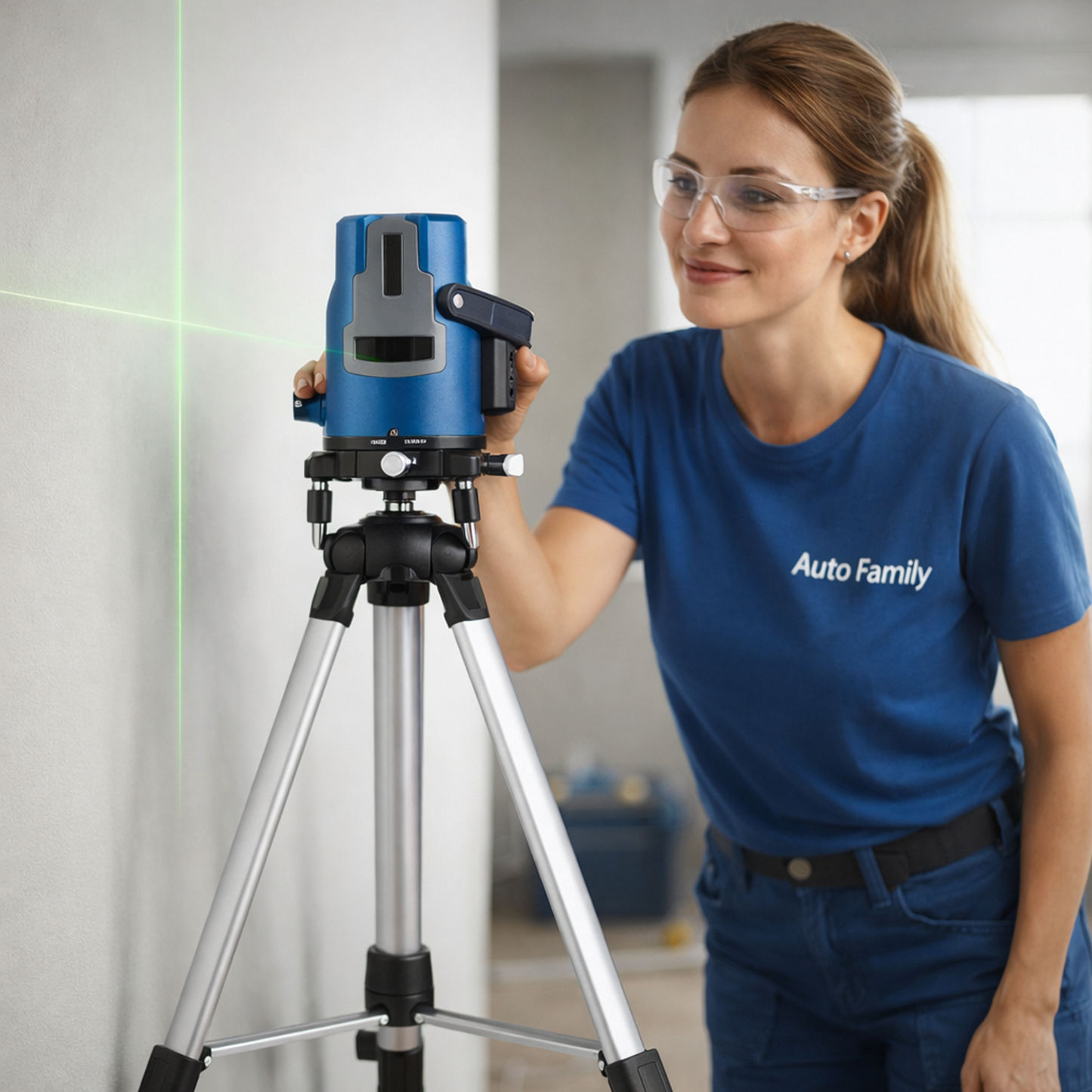 360° Self-Leveling Laser Level with Tripod