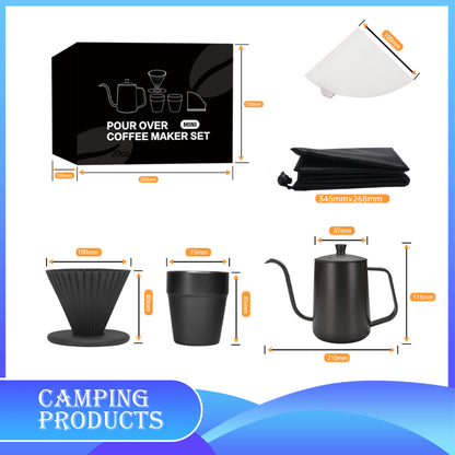 Mini Camping Coffee Maker Set