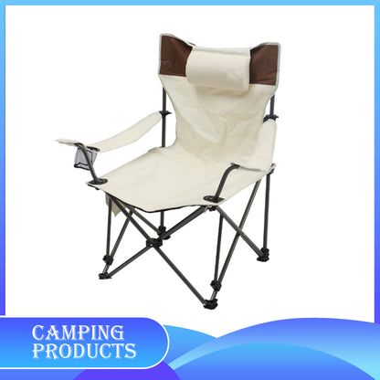 Camping Chair with Footrest and Cup Holder