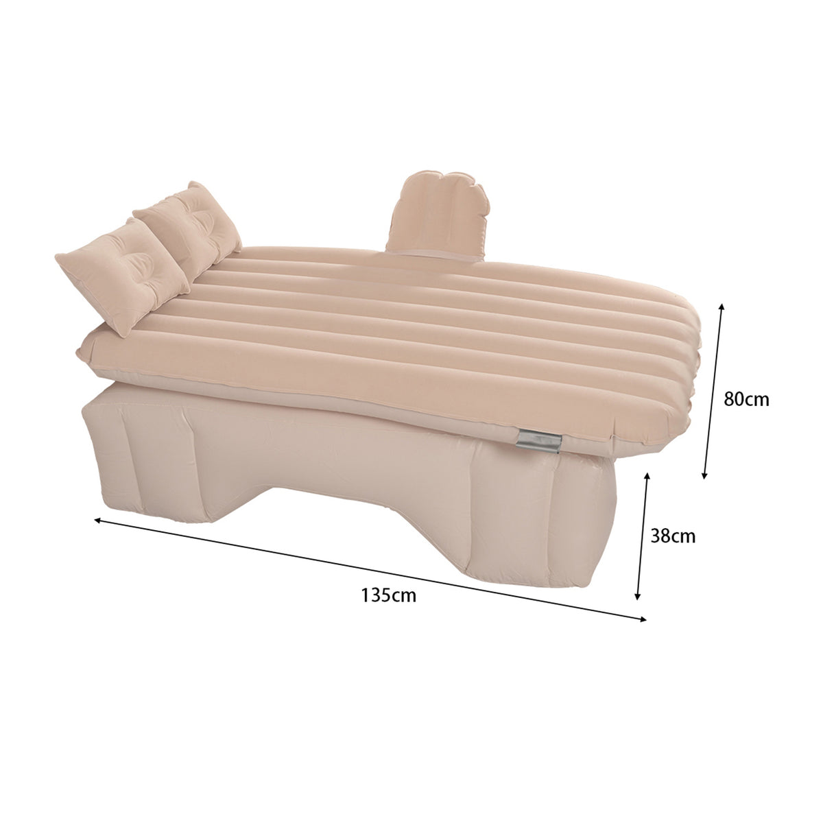 Inflatable Car Air Mattress with Pump & 2 Air Pillows