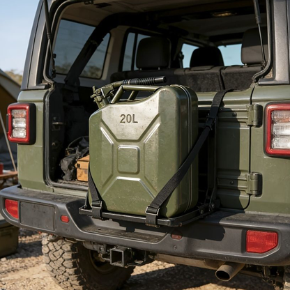 20L Military Green Metal Jerry Can – Heavy-Duty Fuel Storage for Cars, Generators, Jeeps & Off-Road Vehicles | Leak-Proof, Rust-Resistant, Alcohol-Safe Coating