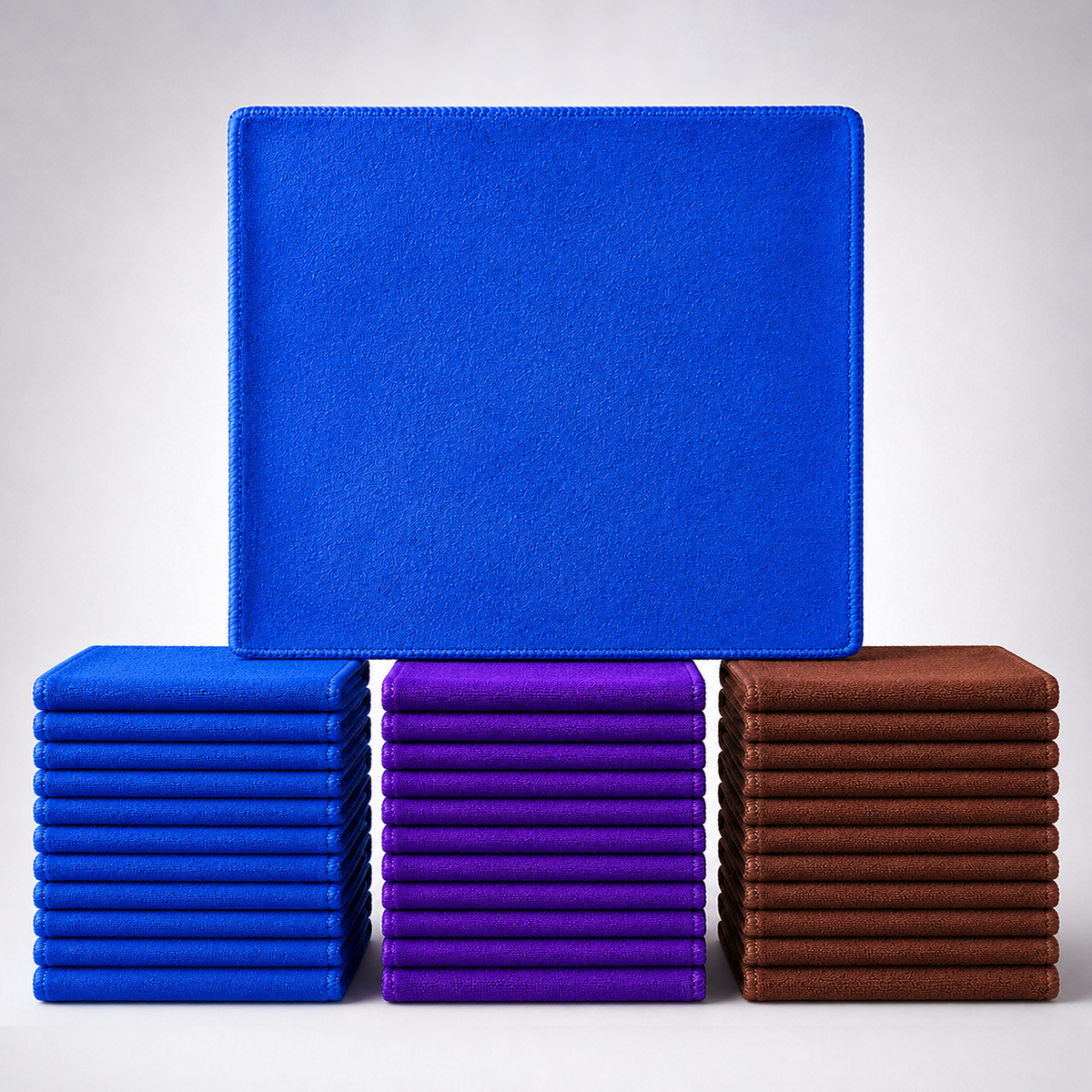 Microfiber Cleaning Cloth 12Pcs | 24Pcs | 36Pcs - 30*30cm, 350 GSM