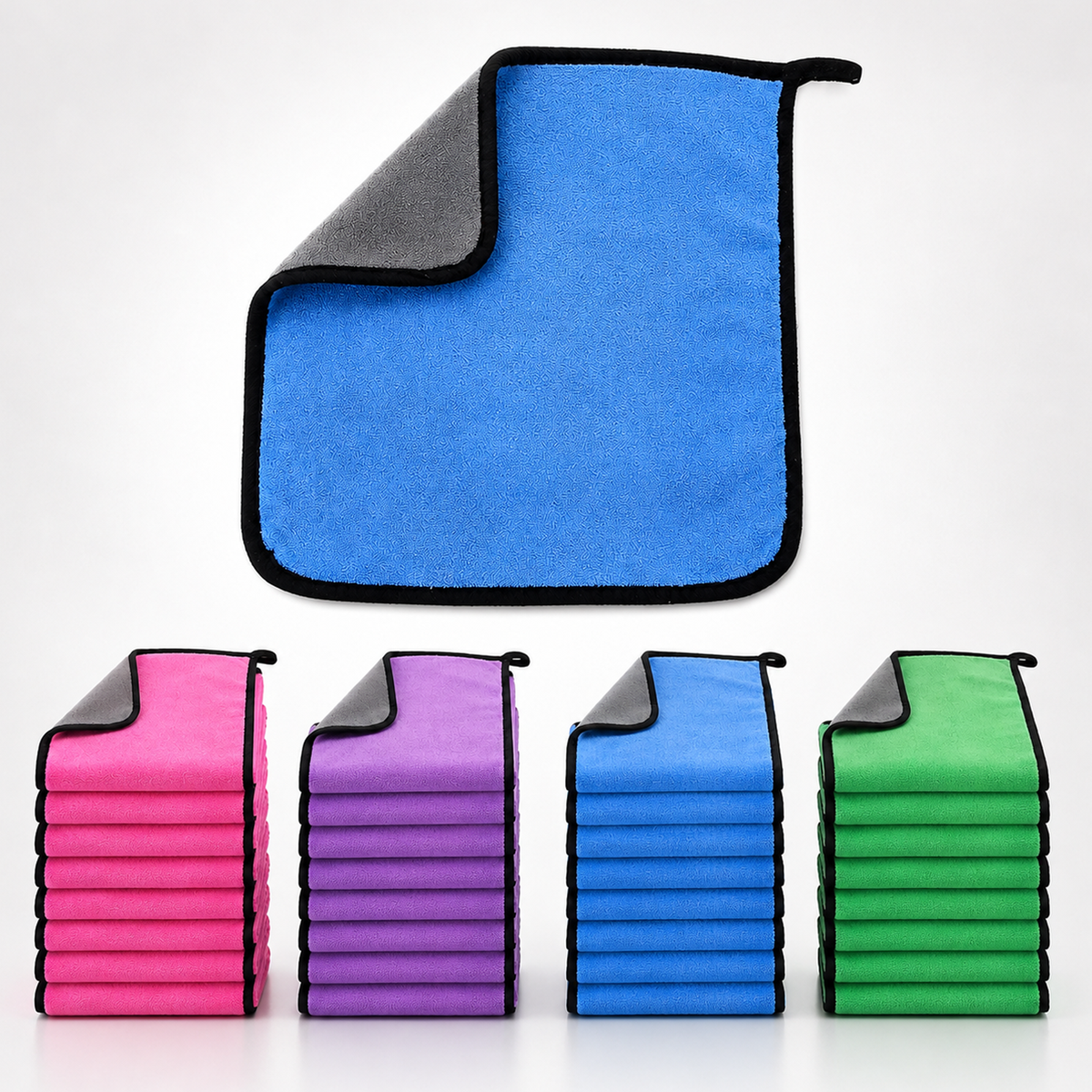 Microfiber Cleaning Cloth 12Pcs | 24Pcs | 36Pcs - 30*40cm, 350 GSM