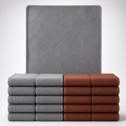 Microfiber Cleaning Cloth 12Pcs | 24Pcs | 36Pcs - 30*40cm, 350 GSM