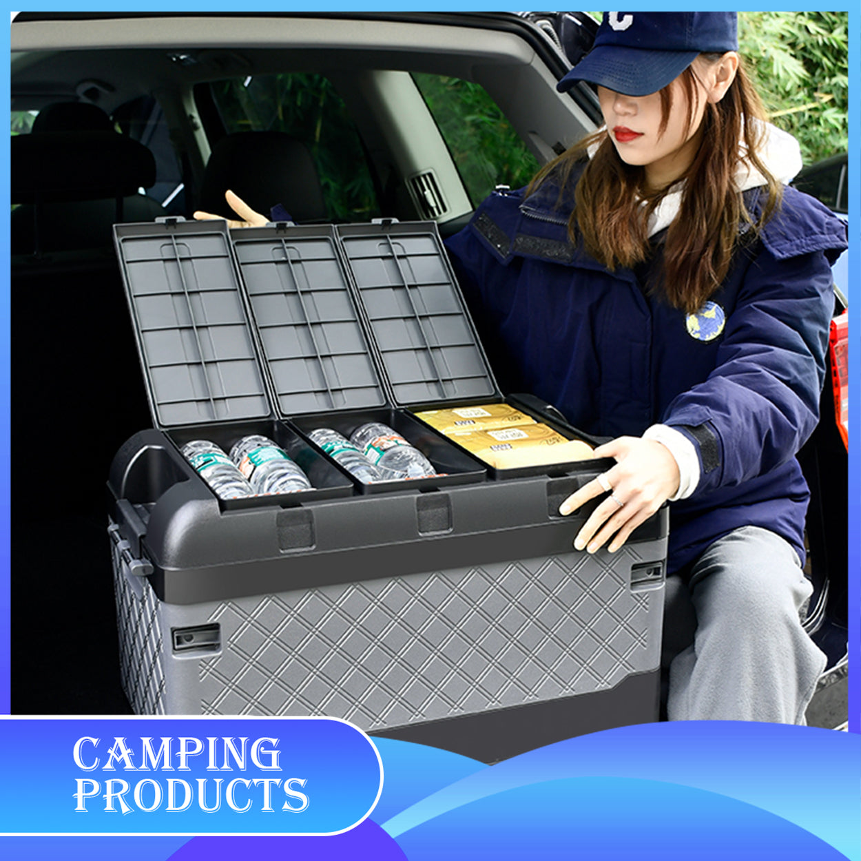 Double-layer Stackable Bins