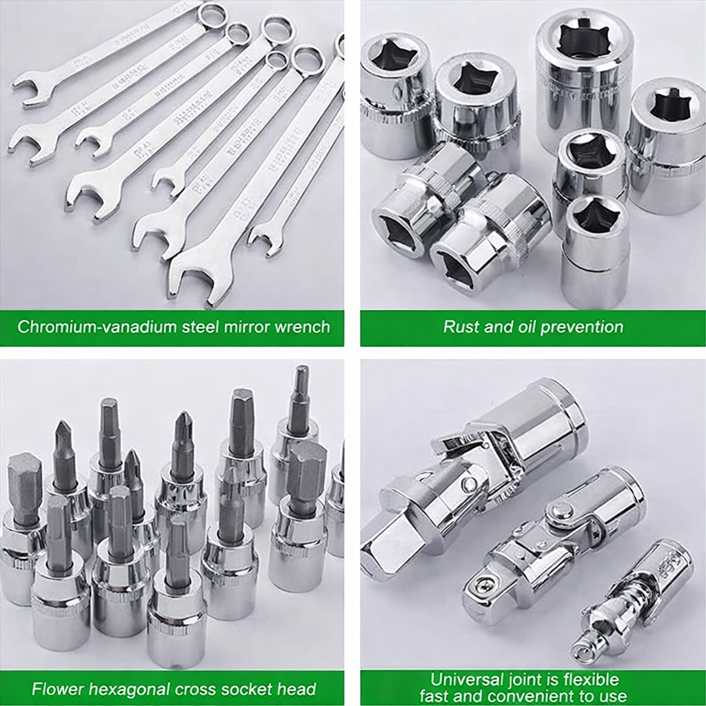 Precision Ratcheting Screwdriver & Socket Bit Set | 121 Pcs