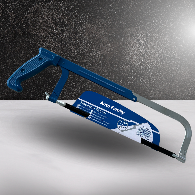 12" Adjustable Hand Hacksaw | Multi-Blade for Metal & Wood