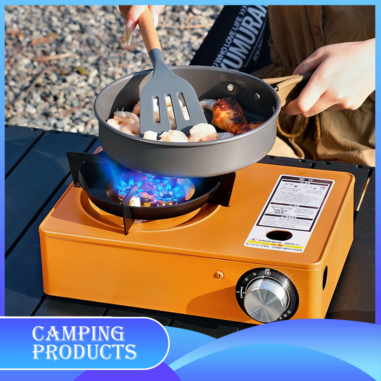 Portable Single-Burner Gas Stove