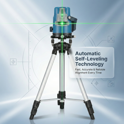 360° Self-Leveling Laser Level with Tripod