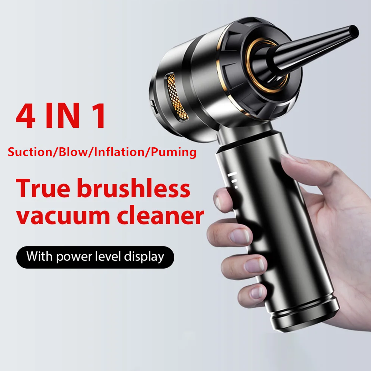 4-in-1 Cordless Brushless Vacuum Cleaner & Air Blower