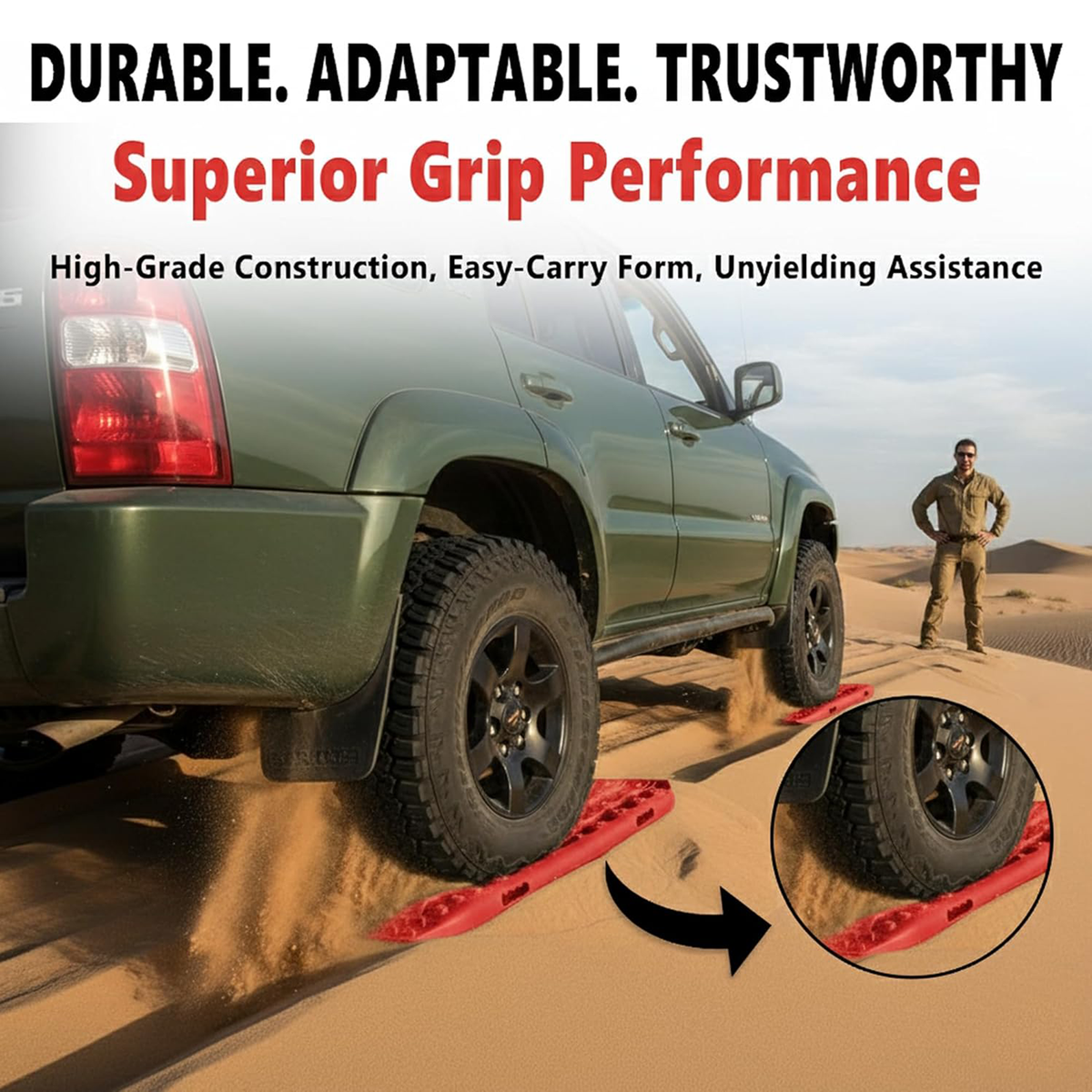 Traction Recovery Boards Sand & Snow Recovery Tracks