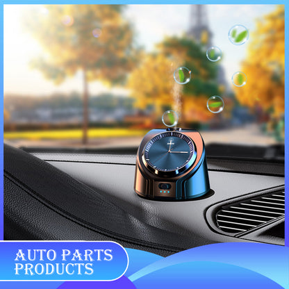 Waterless Car Diffuser with Built-in Clock