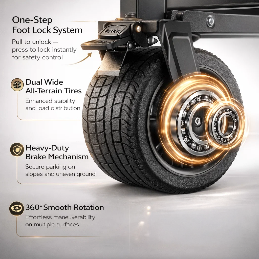 Collapsible Folding Camping Wagon with Locking System Tire, Portable Large Trolley cart, Bearing Heavy Capacity Beach Garden Shopping Carts & Stroller Wagon