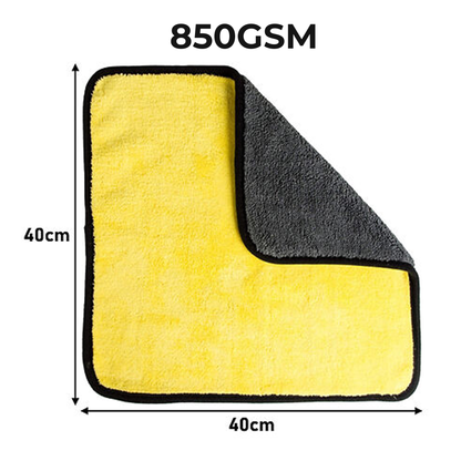 12Pcs | 24Pcs | 36Pcs - 40*40cm, 850 GSM Microfiber Cleaning Cloth