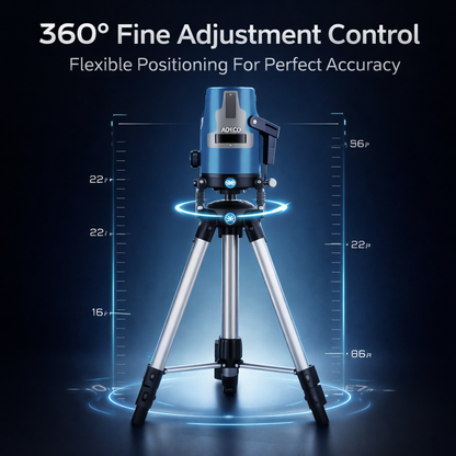 360° Self-Leveling Laser Level with Tripod