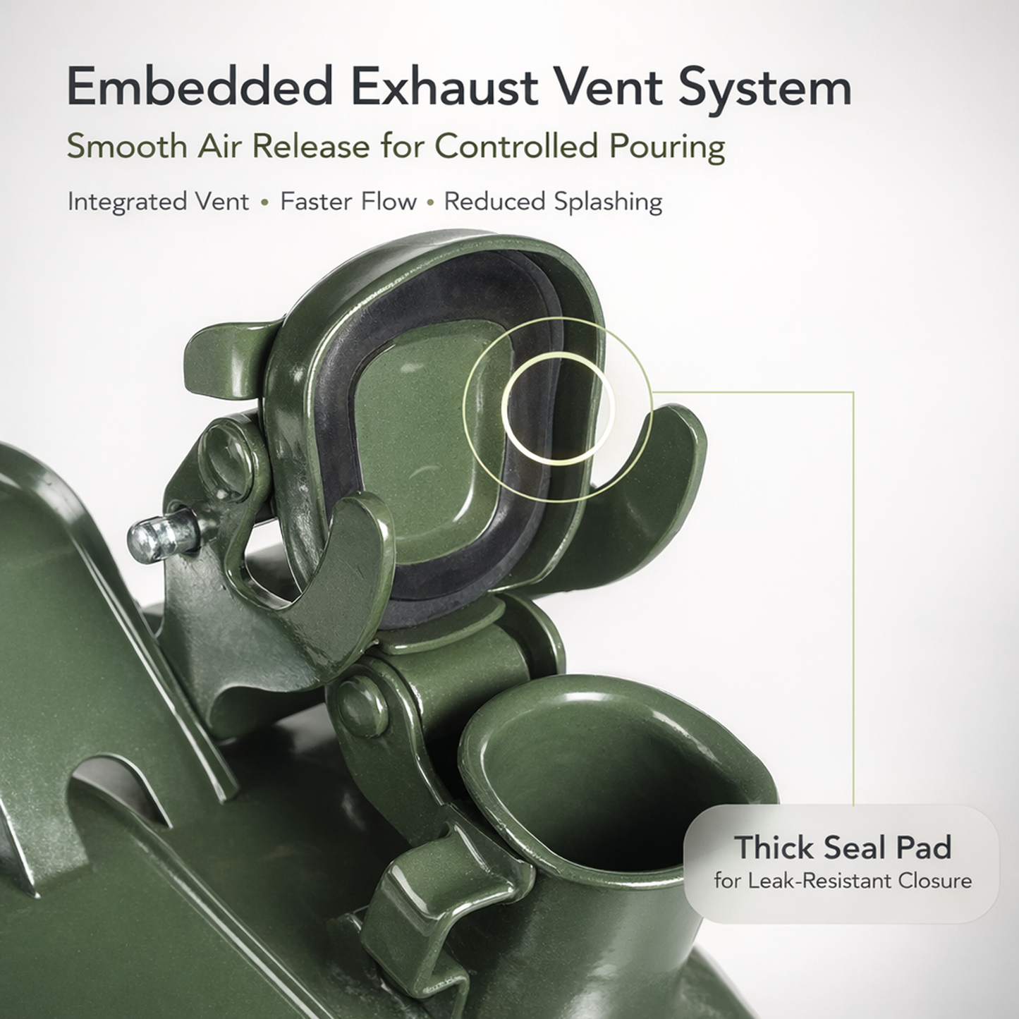 20L Military Green Metal Jerry Can – Heavy-Duty Fuel Storage for Cars, Generators, Jeeps & Off-Road Vehicles | Leak-Proof, Rust-Resistant, Alcohol-Safe Coating