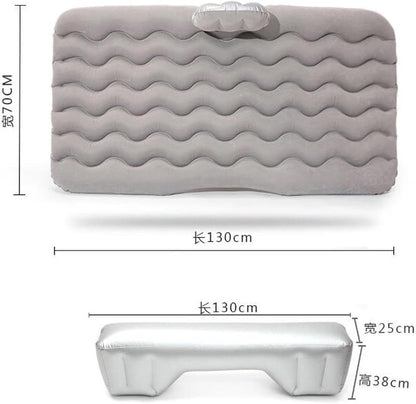 Inflatable Car Air Mattress, Portable Car Camping Mattress with Pillows
