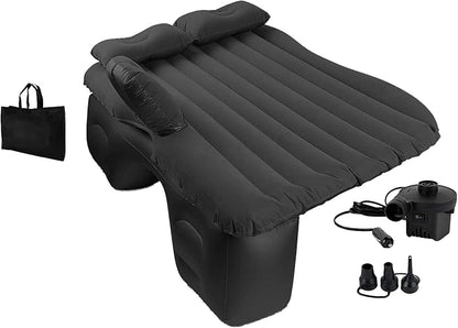 Inflatable Car Air Mattress with Pump & 2 Air Pillows
