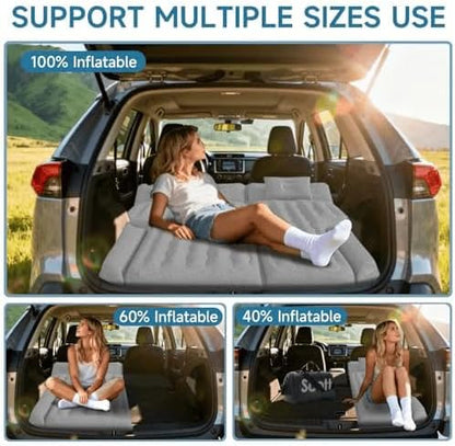 SUV Car Inflatable Air Mattress for Back Seat with 2 Air Pillows