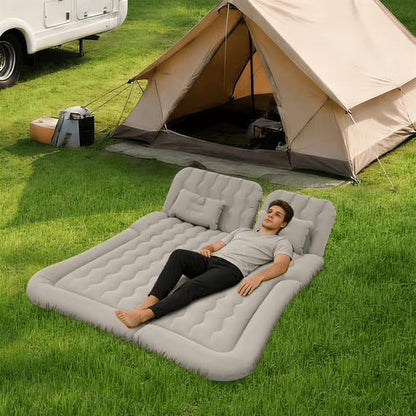 SUV Car Inflatable Air Mattress for Back Seat with 2 Air Pillows