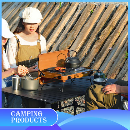 Portable 2-Burner Camping Stove