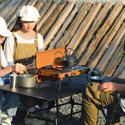 Portable 2-Burner Camping Stove