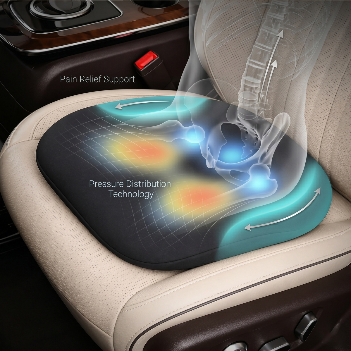 Memory Foam Seat Cushion for Car