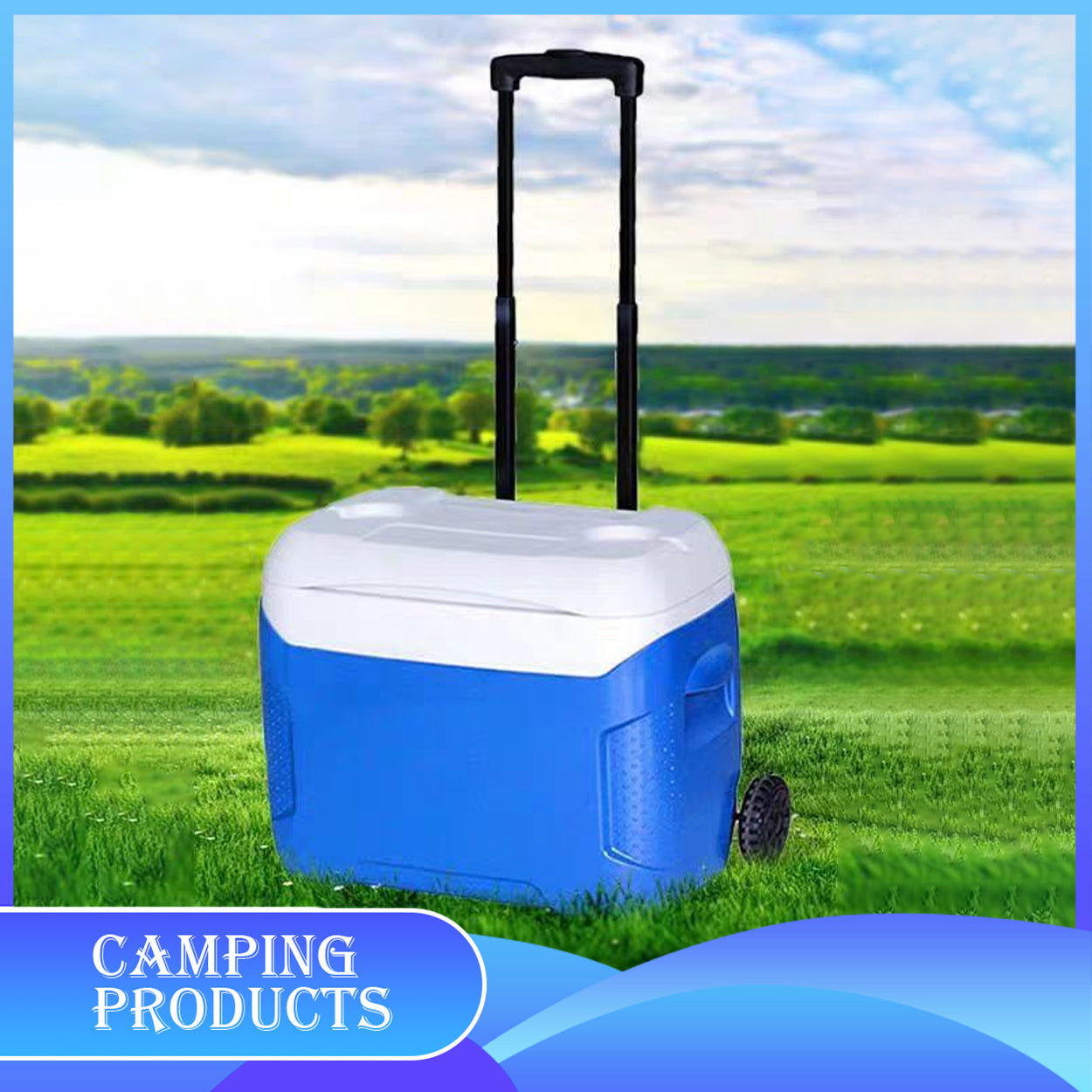 28L Rolling Cooler Box