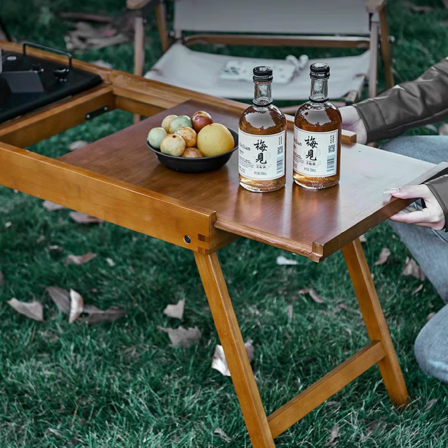 Folding Wooden Camping Table