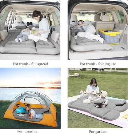 SUV Car Inflatable Air Mattress for Back Seat with 2 Air Pillows