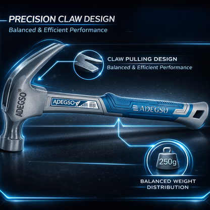Heavy Duty Steel Claw Hammer 250g