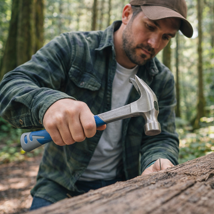Heavy Duty Steel Claw Hammer 500g | Non-Slip Grip