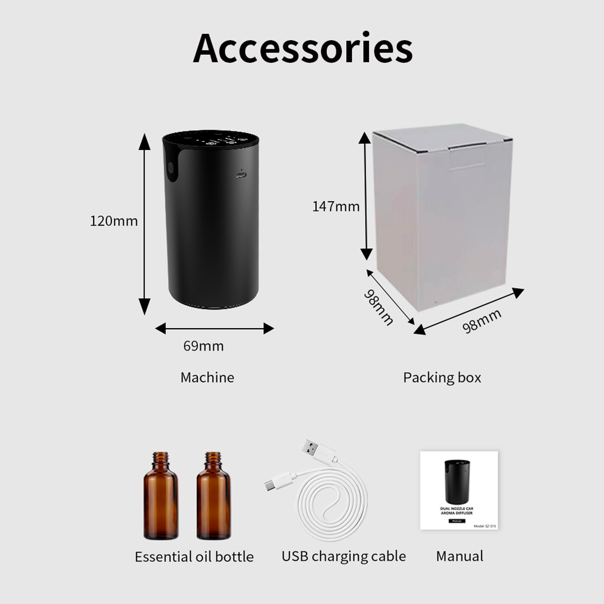 Waterless Car Diffuser