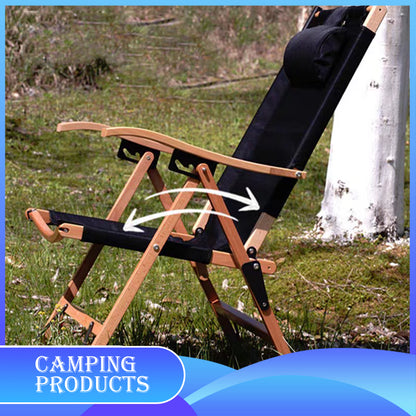 Camping Chair with Adjustable Headrest