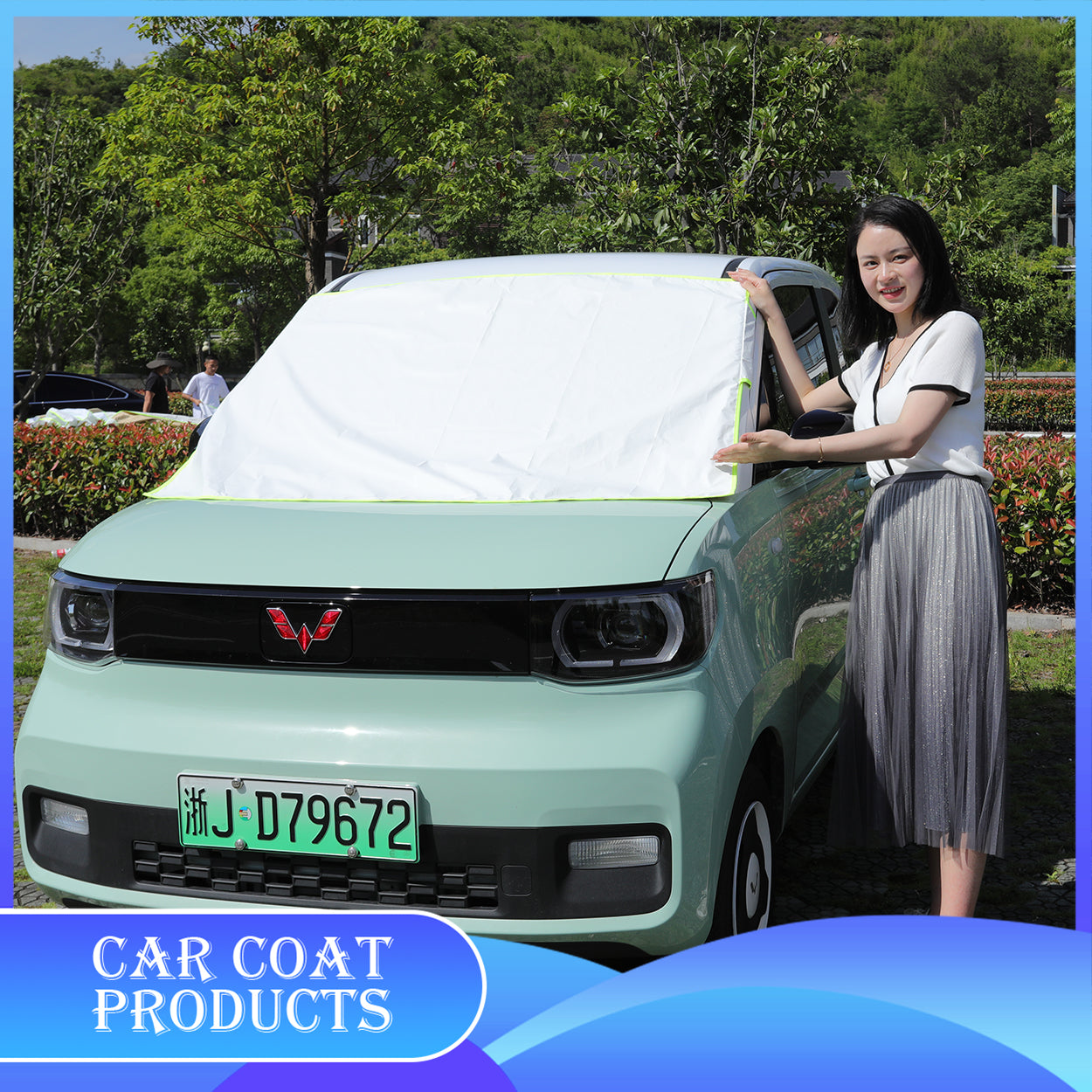 Cooling car shade