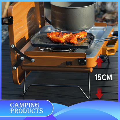 Portable 2-Burner Camping Stove