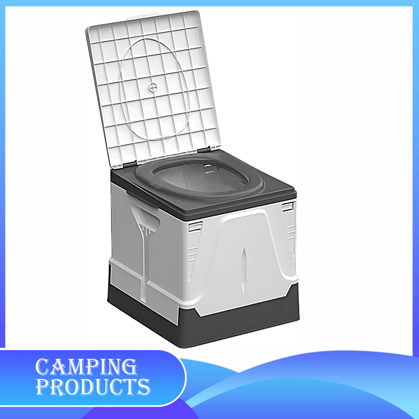 Foldable Camping Potty with Lid