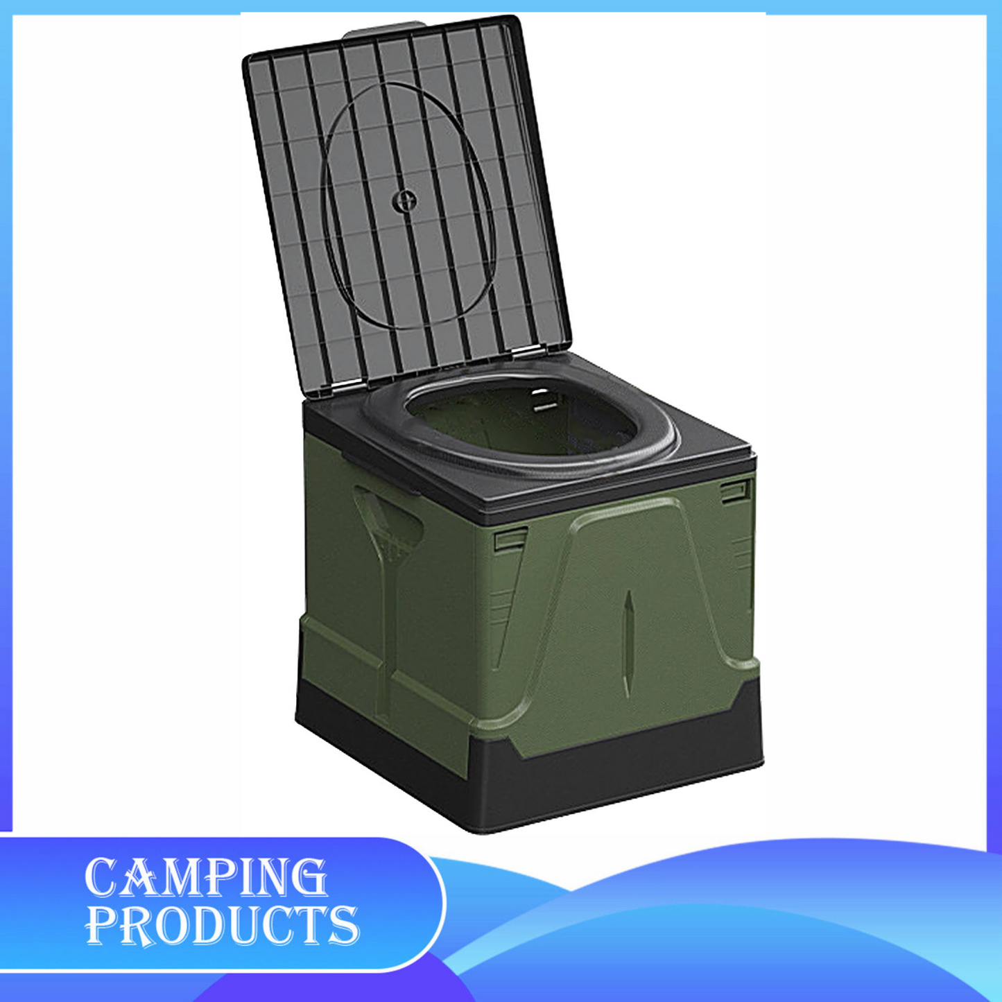 Foldable Camping Potty with Lid