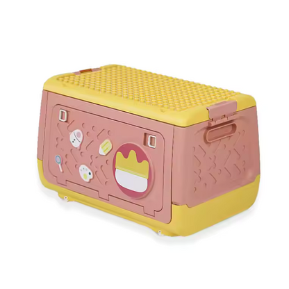 Toy Storage Box with Wheels