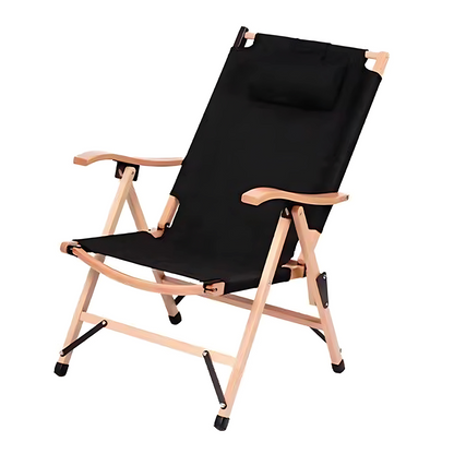 Camping Chair with Adjustable Headrest