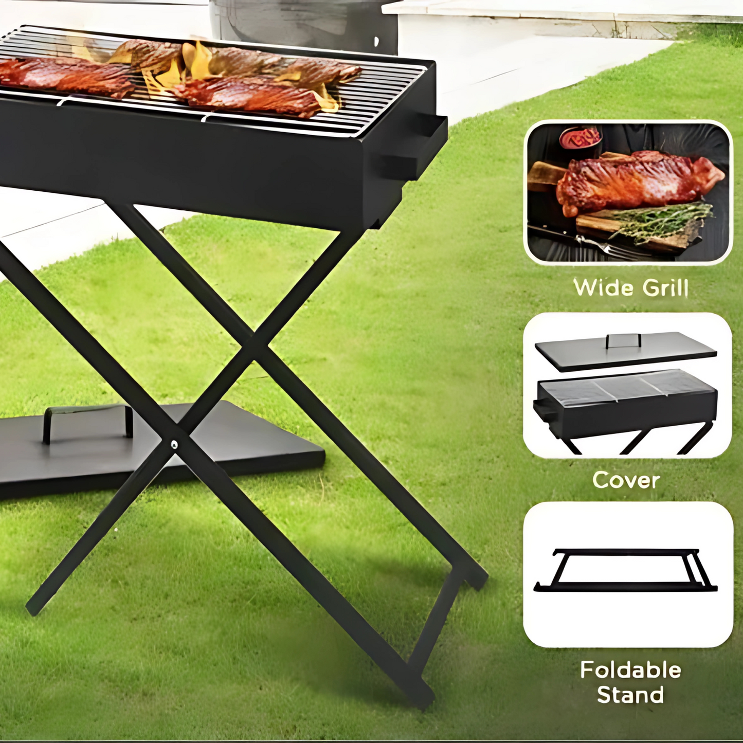 X-Shape Grilling BBQ Charcoal